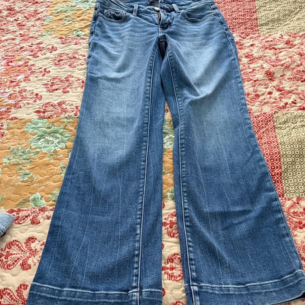 BKE Women's Blue Boot Cut Jeans